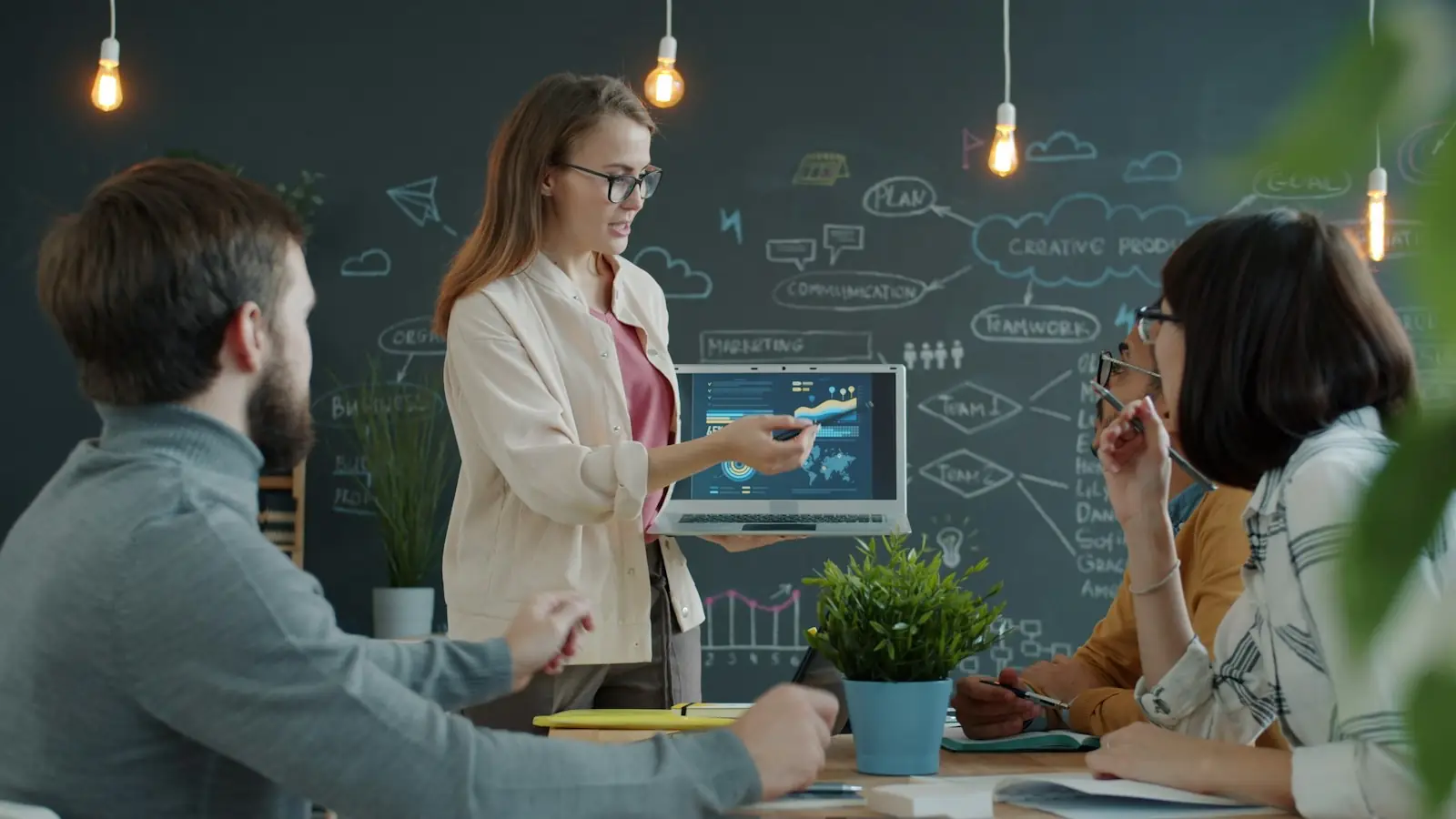 Presenting a strategy to colleagues